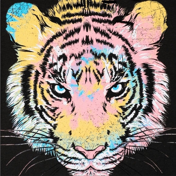 Tiger print muscle tank - Picture 4 of 7